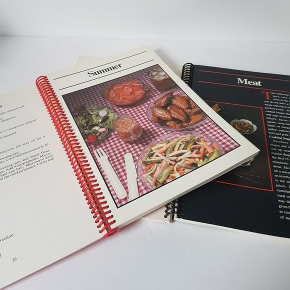 Vintage First Edition JUSS MICROWAVING Cookbooks Volumes 1 and 2 by Ruby Juss - Picture 5 of 16